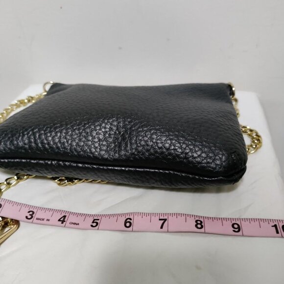 NWOT LODIS Borrego Emily Italian Leather 5 in 1 Convertible Crossbody Bag Black - Picture 5 of 13